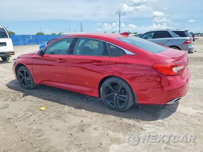 Drugie zdjęcie samochodu z przodu: 2020 HONDA ACCORD SPORT VIN:1HGCV1F38LA143641 - miniatura