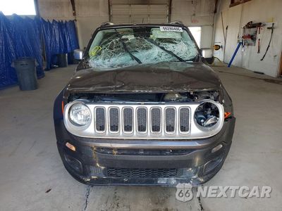 Piąte zdjęcie samochodu w środku: 2017 JEEP RENEGADE LIMITED VIN:ZACCJADB7HPE41108 - miniatura