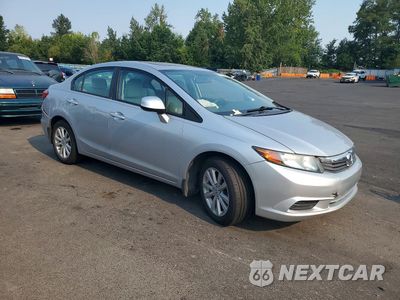 Czwarte zdjęcie samochodu z boku: 2012 HONDA CIVIC EX VIN:19XFB2F8XCE088077 - miniatura