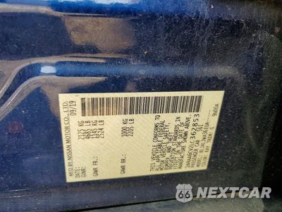 Zdjęcie 12 z 12 samochodu: 2020 NISSAN MAXIMA SV VIN:1N4AA6CV2LC362853 - miniatura