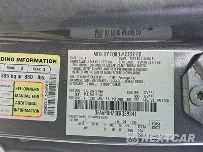 Zdjęcie 12 z 12 samochodu: 2014 FORD FUSION SE VIN:3FA6P0H73ER339341 - miniatura