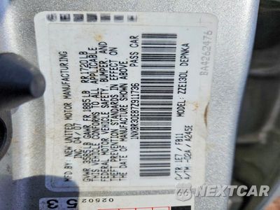Zdjęcie 12 z 12 samochodu: 2007 TOYOTA COROLLA LE VIN:1NXBR30E87Z911736 - miniatura
