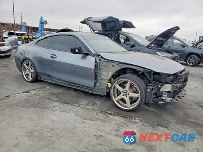 Czwarte zdjęcie samochodu z boku: 2022 BMW 430I VIN:WBA53AP09NCK94459 - miniatura