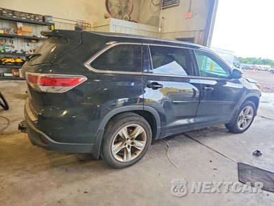 Trzecie zdjęcie samochodu z tyłu: 2015 TOYOTA HIGHLANDER LIMITED VIN:5TDDKRFHXFS219065 - miniatura