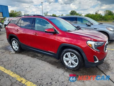 Czwarte zdjęcie samochodu z boku: 2019 GMC TERRAIN SLE VIN:3GKALMEV8KL326419 - miniatura