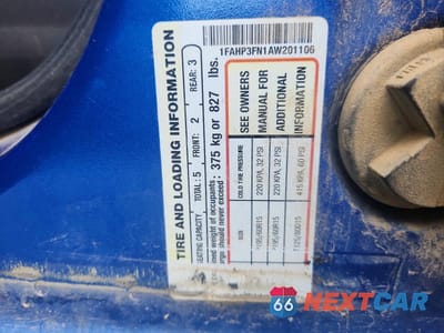 Zdjęcie 12 z 12 samochodu: 2010 FORD FOCUS SE VIN:1FAHP3FN1AW201106 - miniatura