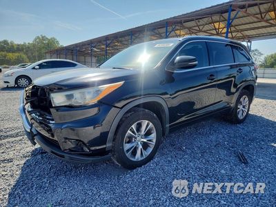 2014 TOYOTA HIGHLANDER XLE 5TDKKRFH7ES009867 - główne zdjęcie licytacji z USA - miniatura