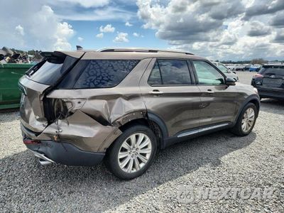 Trzecie zdjęcie samochodu z tyłu: 2021 FORD EXPLORER LIMITED VIN:1FMSK7FH9MGA78567 - miniatura