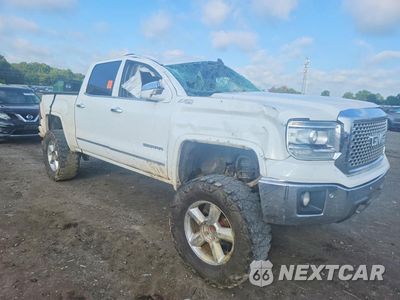 Czwarte zdjęcie samochodu z boku: 2015 GMC SIERRA K1500 SLT VIN:3GTU2VEC8FG257584 - miniatura