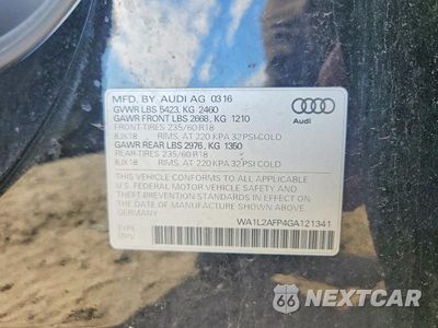Zdjęcie 13 z 13 samochodu: 2016 AUDI Q5 PREMIUM PLUS VIN:WA1L2AFP4GA121341 - miniatura