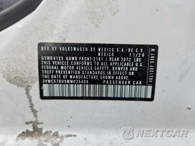 Zdjęcie 12 z 12 samochodu: 2021 VOLKSWAGEN JETTA S VIN:3VWC57BU9MM025406 - miniatura