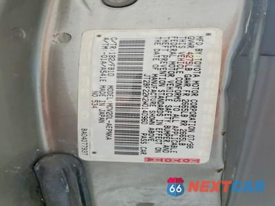 Zdjęcie 12 z 12 samochodu: 1998 TOYOTA CAMRY LE V6 VIN:JT2BF22K2W0140960 - miniatura