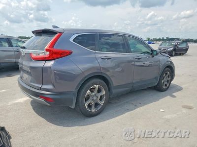 Trzecie zdjęcie samochodu z tyłu: 2018 HONDA CR-V EX VIN:5J6RW1H55JA013148 - miniatura