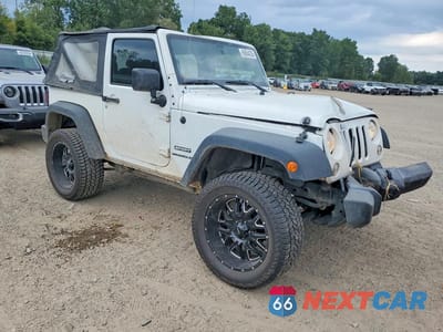 Czwarte zdjęcie samochodu z boku: 2016 JEEP WRANGLER SPORT VIN:1C4AJWAG0GL267485 - miniatura