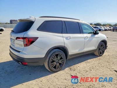 Trzecie zdjęcie samochodu z tyłu: 2022 HONDA PILOT BLACK VIN:5FNYF6H72NB044502 - miniatura