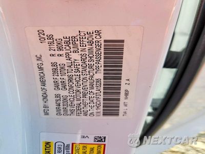 Zdjęcie 12 z 12 samochodu: 2020 HONDA ACCORD SPORT VIN:1HGCV1F37LA152265 - miniatura