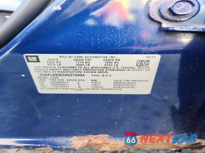 Zdjęcie 13 z 13 samochodu: 2010 CHEVROLET EQUINOX LT VIN:2CNFLEEW0A6370994 - miniatura