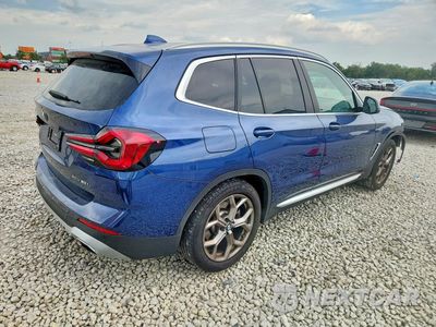 Trzecie zdjęcie samochodu z tyłu: 2022 BMW X3 XDRIVE30I VIN:5UX53DP04N9M92169 - miniatura