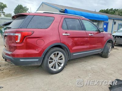 Trzecie zdjęcie samochodu z tyłu: 2019 FORD EXPLORER LIMITED VIN:1FM5K7F80KGA40879 - miniatura