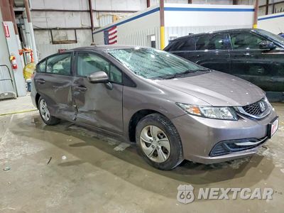 Czwarte zdjęcie samochodu z boku: 2015 HONDA CIVIC LX VIN:19XFB2F56FE093433 - miniatura