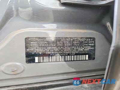 Zdjęcie 13 z 13 samochodu: 2024 HYUNDAI IONIQ 6 SEL VIN:KMHM34AA1RA074652 - miniatura