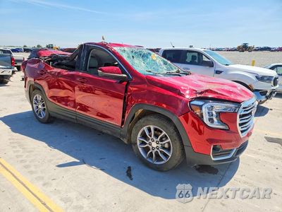 Czwarte zdjęcie samochodu z boku: 2022 GMC TERRAIN SLT VIN:3GKALPEV6NL167700 - miniatura