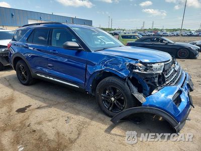 Czwarte zdjęcie samochodu z boku: 2020 FORD EXPLORER XLT VIN:1FMSK8DH4LGB10669 - miniatura
