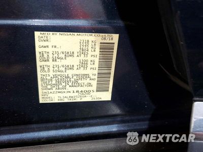 Zdjęcie 14 z 14 samochodu: 2018 NISSAN MURANO SL VIN:5N1AZ2MGXJN184005 - miniatura