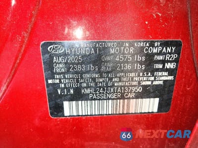 Zdjęcie 13 z 13 samochodu: 2026 HYUNDAI SONATA HYBRID BLUE VIN:KMHL24JJXTA137950 - miniatura
