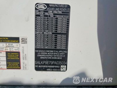 Zdjęcie 14 z 14 samochodu: 2023 LAND ROVER RANGE ROVER SE VIN:SALKP9E79PA035034 - miniatura
