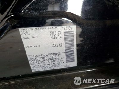 Zdjęcie 13 z 13 samochodu: 2024 NISSAN ALTIMA SV VIN:1N4BL4DV4RN395240 - miniatura
