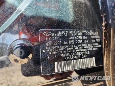 Zdjęcie 12 z 12 samochodu: 2018 HYUNDAI ELANTRA GT SPORT VIN:KMHH55LC0JU081949 - miniatura