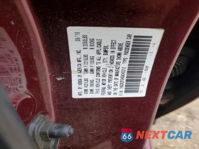 Zdjęcie 12 z 12 samochodu: 2016 HONDA ACCORD SPORT VIN:1HGCR2F54GA240210 - miniatura