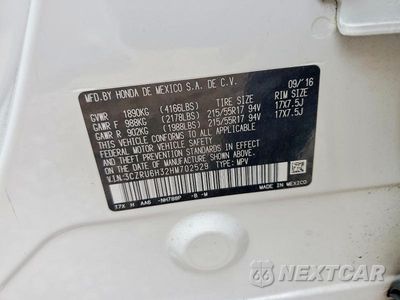 Zdjęcie 14 z 14 samochodu: 2017 HONDA HR-V LX VIN:3CZRU6H32HM702529 - miniatura