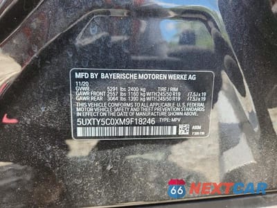 Zdjęcie 13 z 13 samochodu: 2021 BMW X3 XDRIVE30I VIN:5UXTY5C0XM9F18246 - miniatura