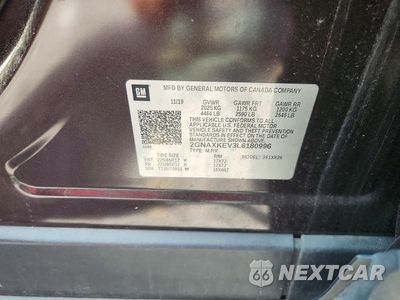 Zdjęcie 12 z 12 samochodu: 2020 CHEVROLET EQUINOX LT VIN:2GNAXKEV3L6180996 - miniatura