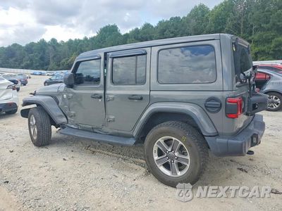 Drugie zdjęcie samochodu z przodu: 2020 JEEP WRANGLER UNLIMITED SAHARA VIN:1C4HJXEN7LW264105 - miniatura
