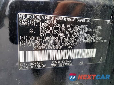 Zdjęcie 14 z 14 samochodu: 2013 TOYOTA RAV4 XLE VIN:2T3RFREV1DW100608 - miniatura