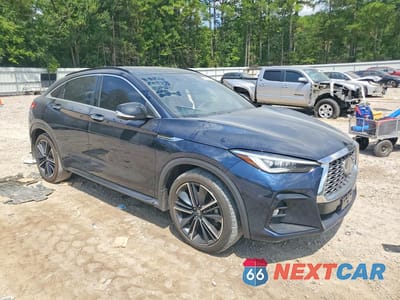 Czwarte zdjęcie samochodu z boku: 2022 INFINITI QX55 ESSENTIAL VIN:3PCAJ5K38NF103679 - miniatura