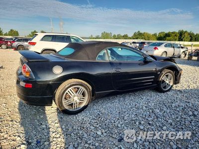 Trzecie zdjęcie samochodu z tyłu: 2003 MITSUBISHI ECLIPSE SPYDER GTS VIN:4A3AE75H33E027260 - miniatura