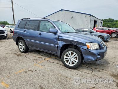Czwarte zdjęcie samochodu z boku: 2006 TOYOTA HIGHLANDER HYBRID VIN:JTEEW21AX60008098 - miniatura