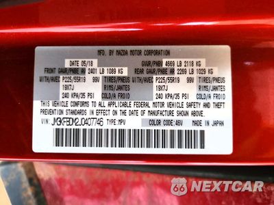 Zdjęcie 12 z 12 samochodu: 2018 MAZDA CX-5 GRAND TOURING VIN:JM3KFBDM2J0407746 - miniatura