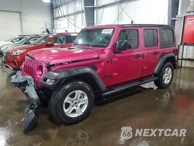 2021 JEEP WRANGLER UNLIMITED SPORT 1C4HJXDG1MW861352 - główne zdjęcie licytacji z USA - miniatura