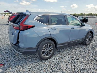 Trzecie zdjęcie samochodu z tyłu: 2022 HONDA CR-V EXL VIN:5J6RW1H87NA009960 - miniatura