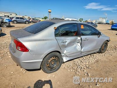 Trzecie zdjęcie samochodu z tyłu: 2007 HONDA CIVIC LX VIN:1HGFA16567L089132 - miniatura