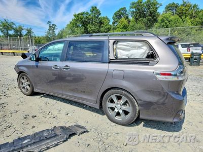 Drugie zdjęcie samochodu z przodu: 2017 TOYOTA SIENNA SE VIN:5TDXZ3DC4HS832640 - miniatura