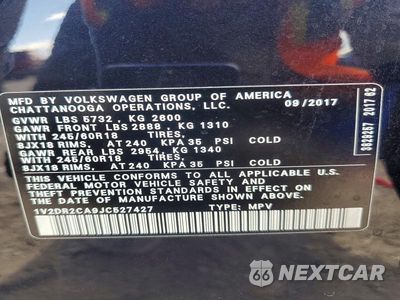 Zdjęcie 13 z 13 samochodu: 2018 VOLKSWAGEN ATLAS SE VIN:1V2DR2CA9JC527427 - miniatura