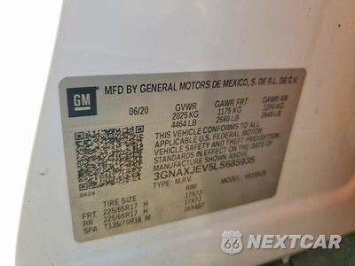 Zdjęcie 13 z 13 samochodu: 2020 CHEVROLET EQUINOX LT VIN:3GNAXJEV5LS685935 - miniatura