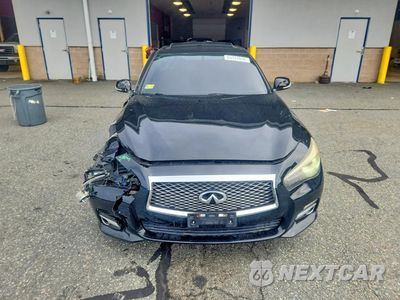 Piąte zdjęcie samochodu w środku: 2014 INFINITI Q50 PREMIUM VIN:JN1BV7AR2EM696797 - miniatura
