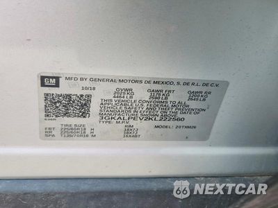 Zdjęcie 13 z 13 samochodu: 2019 GMC TERRAIN SLT VIN:3GKALPEV2KL222560 - miniatura